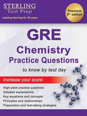 cover image of GRE Chemistry Practice Questions